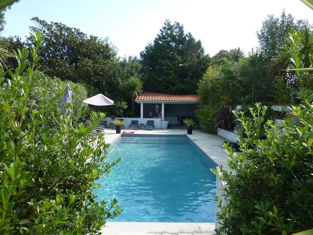Maison Arbolateia Avec Piscine Et Spa Bidart Exterior foto