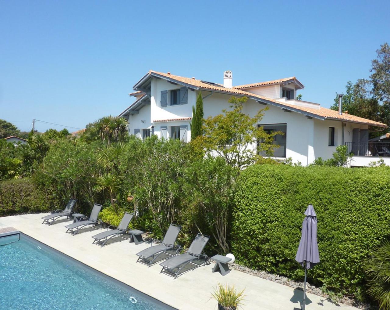 Maison Arbolateia Avec Piscine Et Spa Bidart Exterior foto